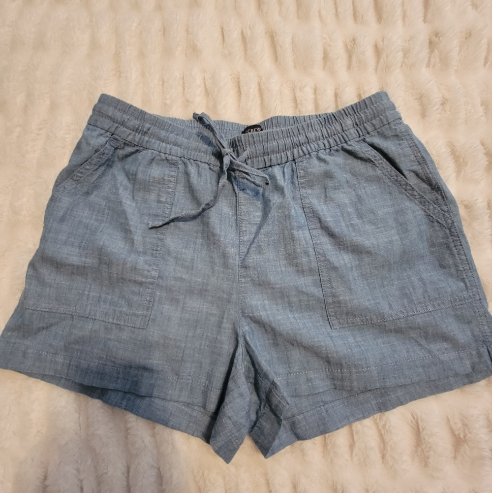 J. Crew Light Blue Drawstring Shorts